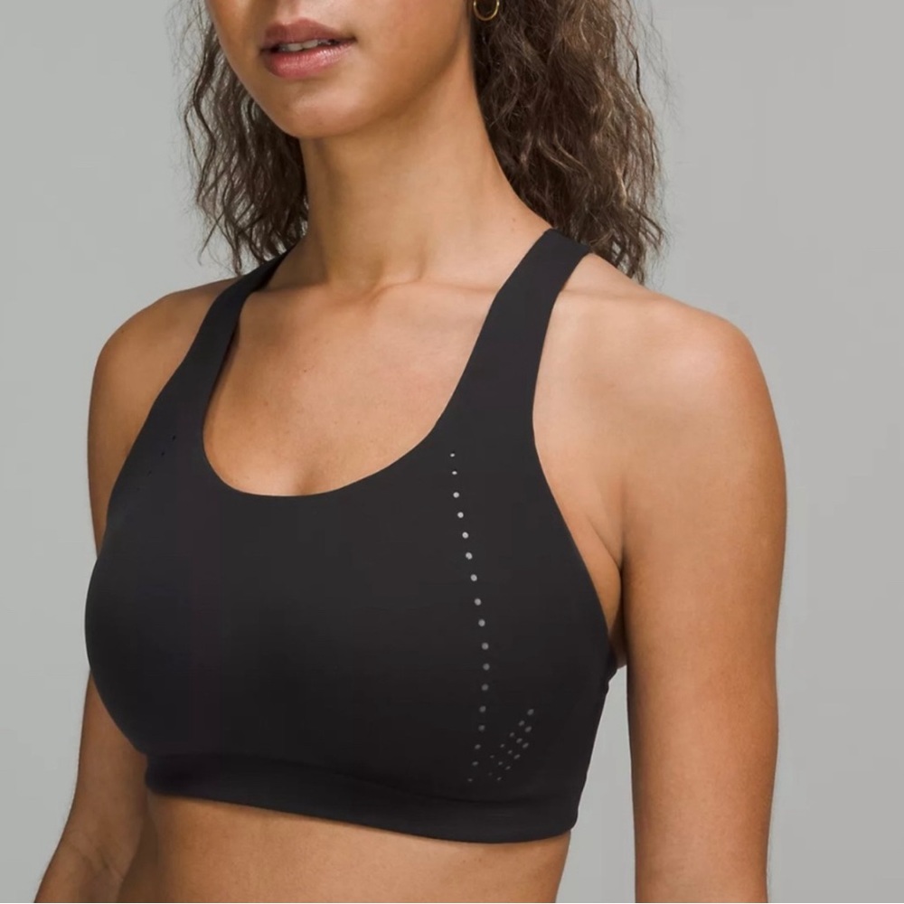 NWOT Lululemon AirSupport Bra black sports bra 36DDD